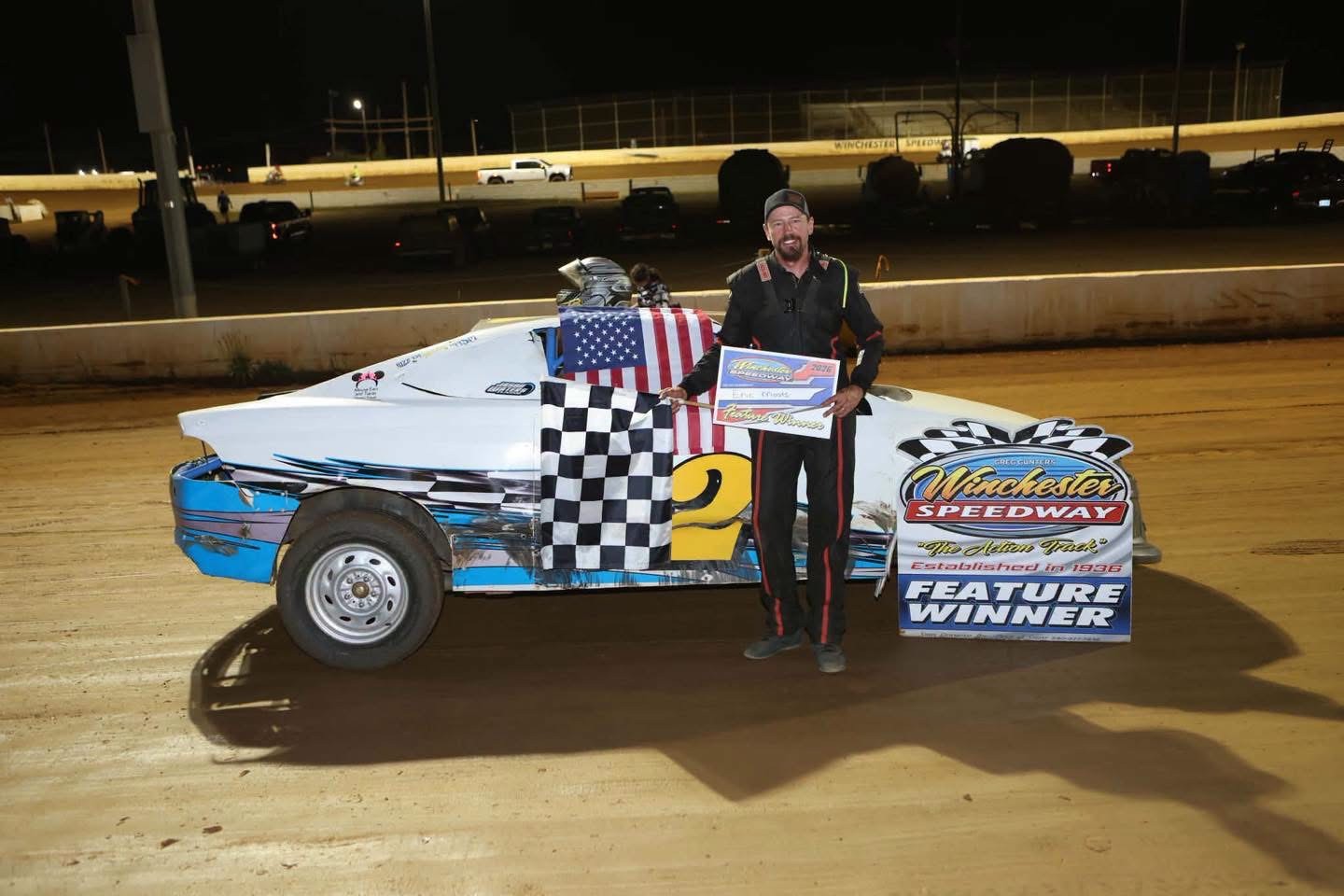 Moats rolls to Victory Lane at Winchester Speedway