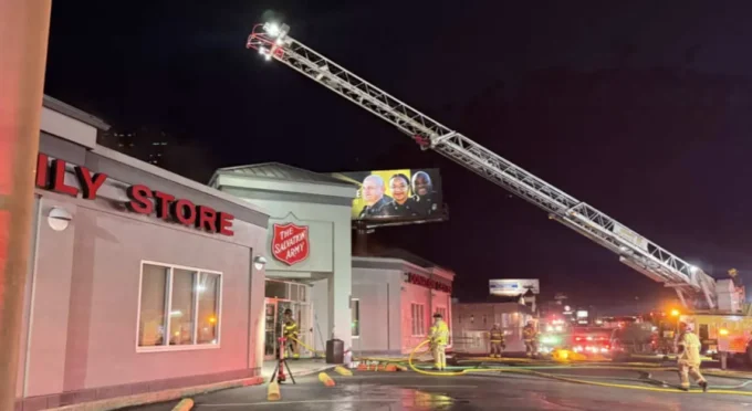 Salvation Army seeks support after thrift store fire