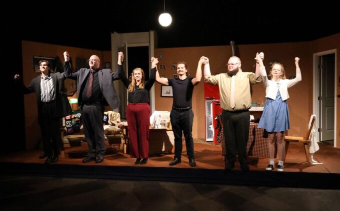 Amanda Cook portrays Susy Hendrix in Chambersburg Community Theatre’s suspenseful production of Wait Until Dark at the Capitol Theatre.