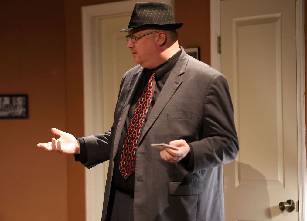 Amanda Cook portrays Susy Hendrix in Chambersburg Community Theatre’s suspenseful production of Wait Until Dark at the Capitol Theatre.