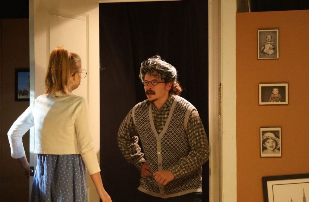 Amanda Cook portrays Susy Hendrix in Chambersburg Community Theatre’s suspenseful production of Wait Until Dark at the Capitol Theatre.